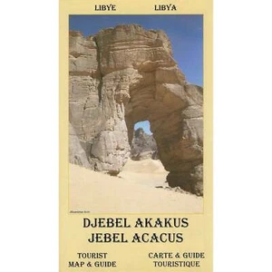 Libya Jebel Acacus (Djebel Akakus) Walking, Hiking, Trekking Tourist Map+Guide - Bild 1 von 3