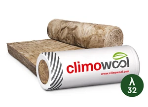 Climowool KF2 032 WLG 032 200mm Mineralwolle Glaswolle Klemmfilz Dach Dämmung - Bild 1 von 1