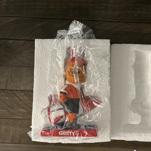 GRITTY PHILADELPHIA FLYERS 2019 MASCOT 4TH OF JULY ROCKET BOBBLEHEAD NIB READ Cover