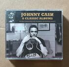 JOHNNY CASH : 8 Classic Albums + Sun/Columbia Singles : 2011 4 CD Set - VG/VG+