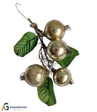 Age Christmas Tree Ornaments, Twig Cherries Made of Glass 1900 (#16864)