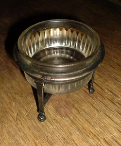 Pot caviar en Verre taillé et Argent Massif Vieillard 19eme Coupelle - Imagen 1 de 10