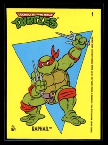 Raphael 1989 Topps Teenage Mutant Turtles TMNT Sticker 1 C2 - Bild 1 von 2