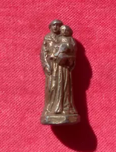 Saint Antoine - Petite Statuette en Métal ! - Foto 1 di 6
