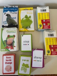 9 Stück Lehrkarten Home Schooling Karten Kinder Lernwerkzeuge Flashca - Bild 1 von 3