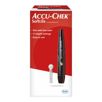 Dispositivo de punción Accu-Chek Softclix y 10 lancetas para pruebas de diabetes​ Foto 1 de 4