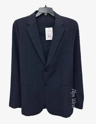 Theory Mens Clinton Seersuck Dimension Check Sportcoat Eclipse Multi 44R NWT$425 - Image 1 of 4