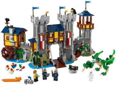 Unbuilt Lego Creator : medieval castle（ 31120）With  1420 Pcs. Generic Brick - Image 1 of 4