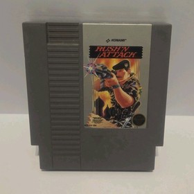 Konami Rush'n Attack NES NTSC-U/C US/Canada 1985 gioco d'azione raro carrello 5 viti.