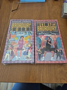 RICHARD SIMMONS VHS Lot of 2: Broadway Sweat, Tone Up Broadway, New Sealed - Picture 1 of 2