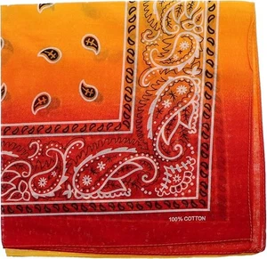 Bandane Paisley in cotone 22 pollici accessori motivo - Foto 1 di 18