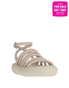 RRP€319 VIC MATIE Leather Sandals US7.5 UK4.5 EU37.5 Ankle Strap Made in Italy - Picture 1 of 9