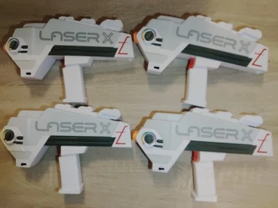 Laser X Revolution Laser Tag Blasters, Set Of 4 Working Lights And Sound - Image 1 of 2