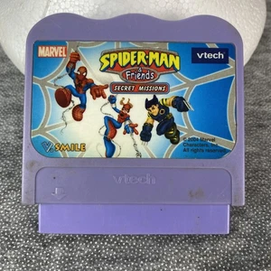 2005 Vtech Marvel Spider-Man & Friends Secret Missions V.Smile Game Cartridge - Picture 1 of 4