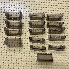Lot of 15 LEGO city vehicle windshield windscreen 92583 4176 transparent tinted