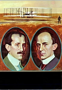 Wilbur und Orville Wright von Dayton Ohio, National Air and Space Museum Postkarte - Bild 1 von 2