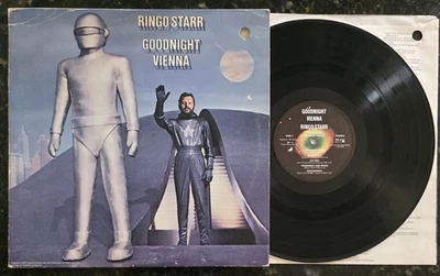 Ringo Starr Goodnight Vienna 1974 Apple SW-3417 Vinyl LP Vintage Record No No - Image 1 of 4