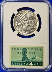 1926-S Oregon Trail Commemorative 90% US Silver Half Dollar Nice Coin - Picture 1 of 4