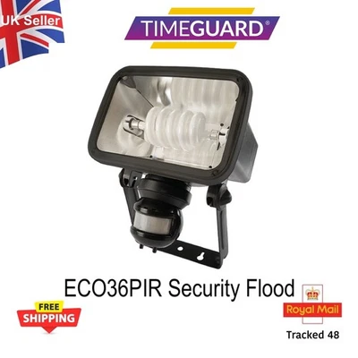 Timeguard PIR Security Flood 36W IP44 Lamp Included 12m Range 240v Floodlight - Image 1 of 3