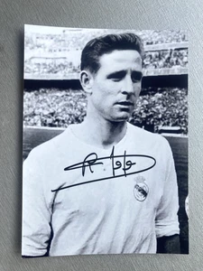 Foto firmada por Raymond Kopa (2017) Real Madrid autógrafo 10x15 - Imagen 1 de 1