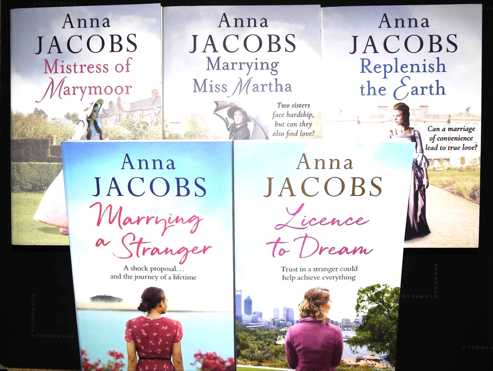 Anna Jacobs Books NEW Set of 5 Stand alone Saga Novels - You Get all 5 Paperback - Image 1 of 1