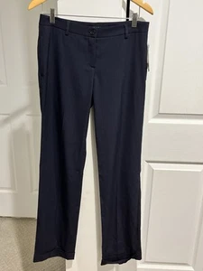 Abito donna Theory SHONNA poeta colore notte profondo lana pantalone con polsini nuovo con etichetta taglia 4 - Foto 1 di 15