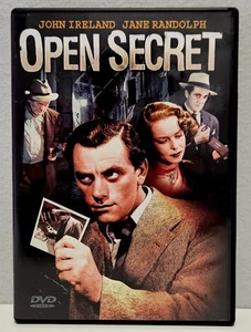 Open Secret (DVD, 1948, 2004) B&W Noir Thriller Drama, John Ireland - Picture 1 of 4