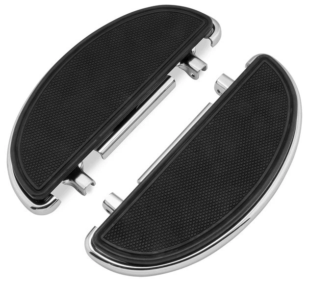 Tableros de piso de media luna cromados Biker's Choice #55371 Harley Davidson Foto 1 de 1