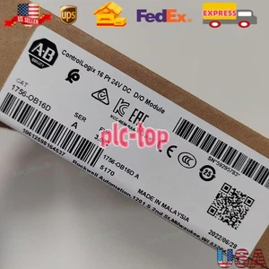 Allen Bradley 1756-OB16D /A ControlLogix PLC DC Ouput Module Factory Sealed 2022 - Picture 1 of 2