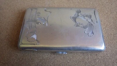 ANTIGUA CAJA DE CIGARRILLOS ART NOUVEAU RUSA 84 PLATA FEODOSII IVANOVICH PEKIN Foto 1 de 4