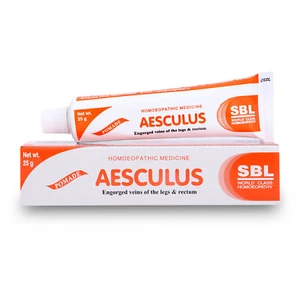 SBL Aesculus Ointment For Help To Deal With Piles 25g Pack of 2 - Picture 1 of 3