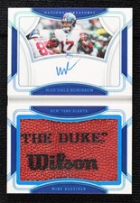 2022 National Treasures Ball Relic Auto Booklet 9/10 Wandale Robinson Rookie RC