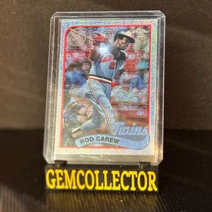 Rod Carew 2024 Topps Baseball Chrome Update ( 1989 ) #T89CU-89 SILVER MOJO - Picture 1 of 1