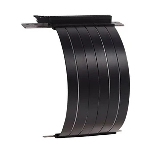 Black 20cm 90 degree PCIE 16X 3.0 Riser Cable Graphics Card Extension Cable - Picture 1 of 10