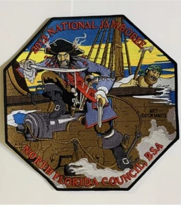 North Florida Council (FL) 2013 National Jamboree 10" Jacket Patch BSA - Picture 1 of 4