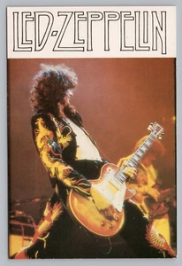 Led Zeppelin Jimmy Page On Stage, Vintage Postcard 4x6 "Mini Poster" B4 - Picture 1 of 2
