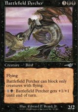 MTG magic cards 4x x4 Light Play, English Battlefield Percher Nemesis