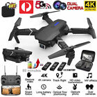 4K GPS Drone with HD Camera Drones WiFi FPV Foldable RC Quadcopter W/ 3Batteries