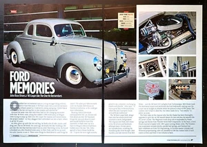 1940 Ford Standard Coupe Original 2014 Magazine Article Ford Memories - Picture 1 of 6