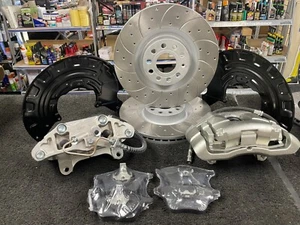 VW GOLF MK5 MK6  R32 BIG BRAKE CONVERSION KIT CALIPER DISC PADS CONVERSION KIT - Afbeelding 1 van 13