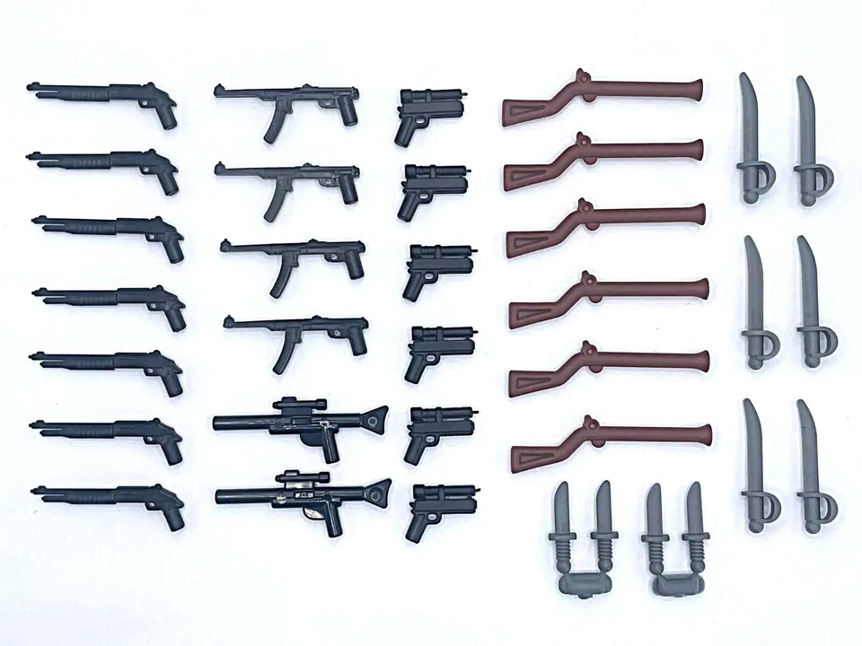 Lego - Lot of 33 Brand New! Musket Blaster Domster Custom - Image 1 of 1