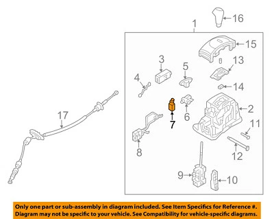 Carcasa de palanca de cambios Veloster HYUNDAI OEM 12-17-SOLENOIDE 958402V100 Foto 1 de 2