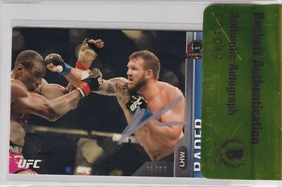Ryan Bader Signed 2015 Topps UFC Champions Blue Card #50 BAS COA #d/88 Autograph - Image 1 of 4