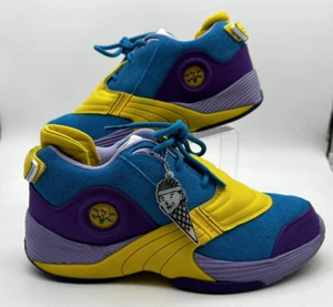 Size 9~Reebok Answer 5 x BBC Ice Cream Malibu Blue 2020/free shipping~ WORN ONCE - Picture 1 of 10