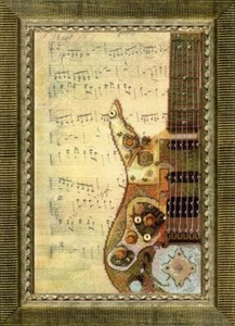DIY Cross stitch kit "Sounds of techno" - Imagen 1 de 2
