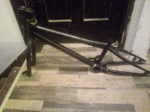 20" BMX Bicycle Frame W/ Forks And Quill Stem - Picture 1 of 14