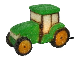 Grün Traktor Nachtlicht Lampe Popcorn Kunststoff leuchtet Bauernhof bezaubernd John Deere - Bild 1 von 7