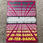 Sterns Inter Dance Worthing Rave Flyer A5 1992