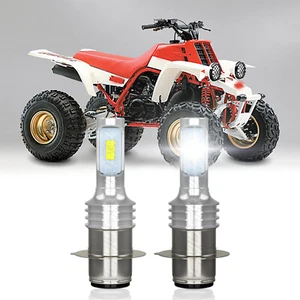 For Yamaha Banshee 350 1987-2006 - 2PCS 6000K White LED Headlights Bulbs Kit - Picture 1 of 10