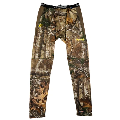 Scent Blocker Baselayer Pants Mens Large Real Tree Xtra Camo Trinity NTS Sample - Image 1 of 4